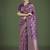 Banarasi silk purple zaal pattern traditional saree