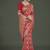 Banarasi silk red zaal pattern traditional saree