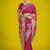 Gorgeous rani pink woven banarasi satin designer silk saree