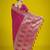 Gorgeous rani pink woven banarasi satin designer silk saree
