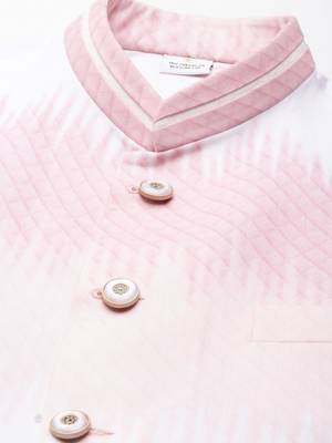 Pink ombre jacket kurta set 2