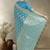 Effervescent aqua blue soft banarasi satin silk saree with elision blouse piece
