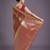 Red colour banarasi satin silk zari weaving classic saree