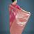 Light pink colour banarasi satin silk zari weaving classic saree
