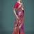 Pink colour banarasi satin silk zari weaving classic saree