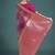 Pink colour banarasi satin silk zari weaving classic saree