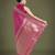 Rani pink colour banarasi satin silk zari weaving classic saree