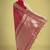Red colour banarasi satin silk zari weaving classic saree