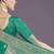 Turquoise with gold bordar banarasi woven satin saree