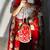 Premium Red Velvet Embroidered Potli Bag with Pearl Handle – Bridal & Festive Special