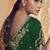 Maroon cords and handwork wedding saree with blouse fabric