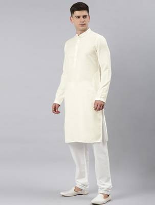 Yellow ombre jacket kurta set 4