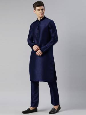 Blue velvet hand embroidery jacket set 5