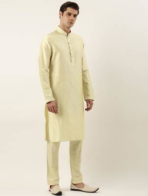 Gold dori embroidery jacket kurta set 4