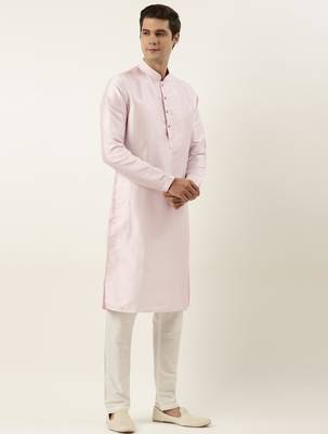 Grey floral embroidered jacket kurta set 3