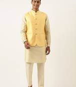 Banarasi brocade jacket with kurta set