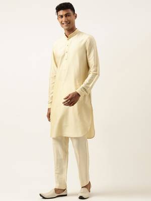 Banarasi brocade jacket with kurta set 3
