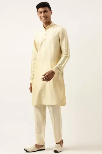 Banarasi brocade jacket with kurta set