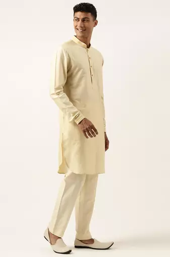 Banarasi brocade jacket with kurta set