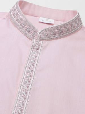 Light pink vivah story jacket  kurta set 3