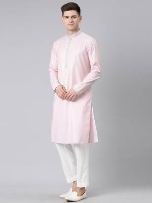 Light pink vivah story jacket  kurta set 5