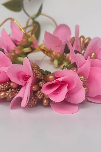 Baby pink orchids gajra
