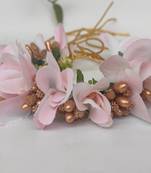 Cream color orchids gajra