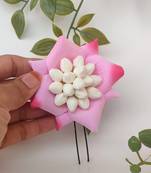 Babypink petals flower brooch