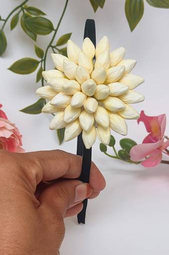 Artificial jasmine head band