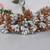 White gold bridal hair gajra
