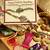 Traditional Raksha Bandhan Gift Set with 2 Rakhis, Dry Fruits & Chocolates