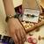 Green Kundan Bhaiya Bhabhi Rakhi Set with Dry Fruits & Chocolates