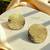 Golden glamour anti tarnish textured round disc earrings