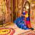 ROYAL BLUE THREAD EMBROIDERED MIRROR WORK STITCHED lehenga choli