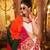 WHITE thread embroidered mirror work stitched lehenga choli