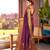 maroon silk blend saree with weaving contrast pallu and blouse piece