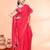 cotton handloom pink sequin saree with blouse piece