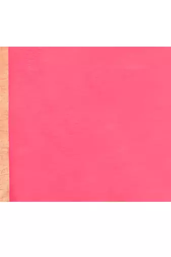 cotton silk rani pink handloom saree with blouse piece