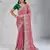 Onion pink Party Wear Soft Star Georgette Saree