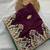 Wine  Party Wear Soft Star Georgette Saree