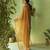 mustard plain chanderi kurta Set