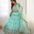 sky blue Wedding Lehenga Choli for Women
