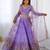 purple Wedding Lehenga Choli for Women