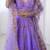 purple Wedding Lehenga Choli for Women