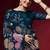 Emerald Green MULTI EMBROIDERY WORK saree