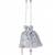 Celestia Mirror Embellished Potli Bag – Icy Blue Sparkle (9 x 8.5 in)