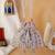 Roselia Mirror Embellished Potli Bag – Blush Pink Elegance (9 x 8.5 in)