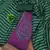 Women's purple embroidered dress material