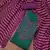 Women's dark green embroidered dress material