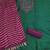 Women's dark green embroidered dress material